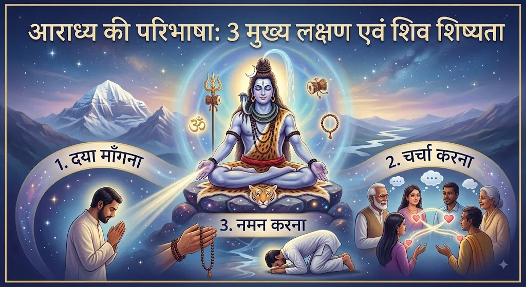 आराध्य की परिभाषा: 3 मुख्य लक्षण एवं शिव शिष्यता