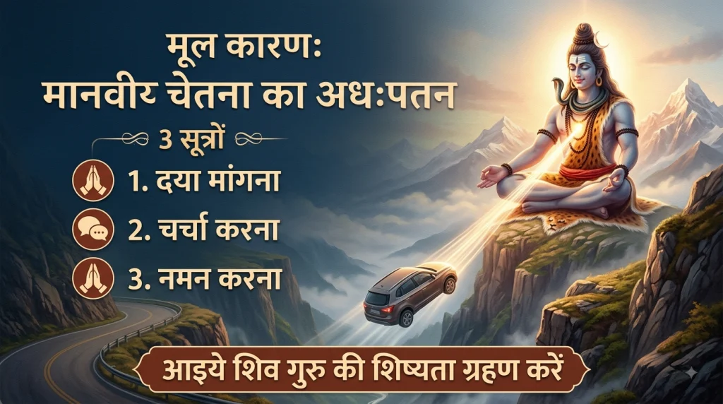 आज के परिवेश में तमाम समस्याओं का मूल कारण है, मानवीय चेतना का अधःपतन